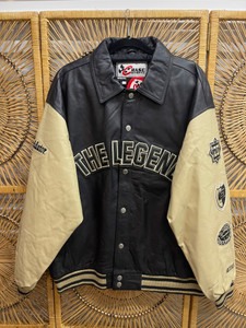 DS Vintage NASCAR Black Dale Earnhardt Leather Racing Jacket Size XL DS Vintage NASCAR Black Dale Earnhardt Leather Racing Jacket Size XL