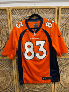 Y2K Nike NFL on Field Denver Broncos Wes Welker #83 Orange Jersey Size Medium Y2K Nike NFL on Field Denver Broncos Wes Welker #83 Orange Jersey Size Medium