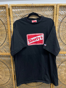 90s Vintage Shorty's Skateboarding Chad Muska Logo Black T-Shirt Size 2XL 90s Vintage Shorty's Skateboarding Chad Muska Logo Black T-Shirt Size 2XL