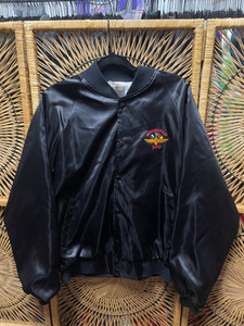 Vtg Indy 500 Racing Black Satin Jacket Size Large Vtg Indy 500 Racing Black Satin Jacket Size Large