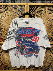 Vintage Chase Authentics Dale Jarrett #88 Ford NASCAR Racing AOP T-Shirt Size 2XL