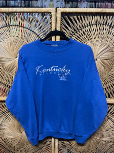 Vtg Tultex University of Kentucky UK Wildcats Blue Crewneck Sweatshirt Size Large Vtg Tultex University of Kentucky UK Wildcats Blue Crewneck Sweatshirt Size Large