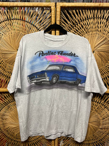 Vtg Pontiac Thunder Airbrushed Gray T-Shirt Size XXL Vtg Pontiac Thunder Airbrushed Gray T-Shirt Size XXL