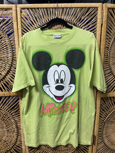 Vtg Disney Mickey Mouse Green T-Shirt Size XL Vtg Disney Mickey Mouse Green T-Shirt Size XL