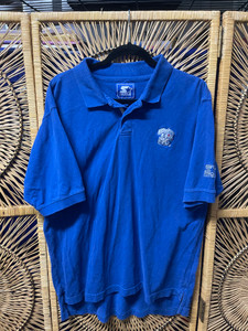 90s Vintage Starter University of Kentucky UK Polo T-Shirt Size Large 90s Vintage Starter University of Kentucky UK Polo T-Shirt Size Large