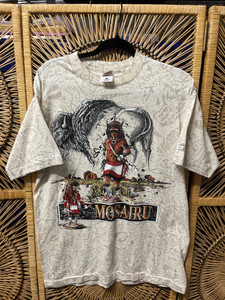 Vintage 90s Native American Mosairu Chief AOP T-Shirt Size Large Vintage 90s Native American Mosairu Chief AOP T-Shirt Size Large