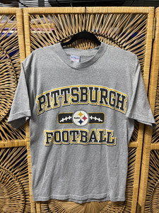 90s Pittsburgh Steelers Football Gray T-Shirt Size Medium 90s Pittsburgh Steelers Football Gray T-Shirt Size Medium