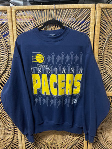 Vintage 90s Champknit NBA Indiana Pacers Navy Blue Crewneck Sweatshirt Size XL Vintage 90s Champknit NBA Indiana Pacers Navy Blue Crewneck Sweatshirt Size XL