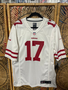 DS Nike San Francisco 49ers NFL Football White Football Jersey #17 Size Medium DS Nike San Francisco 49ers NFL Football White Football Jersey #17 Size Medium