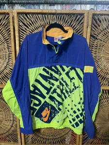 90s Nike Andre Agassi Blue & Green 1/4 Zip Windbreaker Size XL 90s Nike Andre Agassi Blue & Green 1/4 Zip Windbreaker Size XL