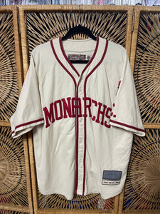 Vtg Negro Leagues Kansas City Monarchs Stitched Baseball Jersey Size Large Vtg Negro Leagues Kansas City Monarchs Stitched Baseball Jersey Size Large