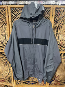 Y2K Nike Gray Bar Tag Gray Full Zip Windbreaker Size XXL Y2K Nike Gray Bar Tag Gray Full Zip Windbreaker Size XXL