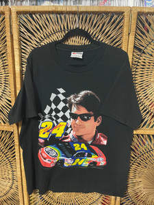 1997 NASCAR Dupont Motorsports Jeff Gordon #24 Black T-Shirt Size Large 1997 NASCAR Dupont Motorsports Jeff Gordon #24 Black T-Shirt Size Large