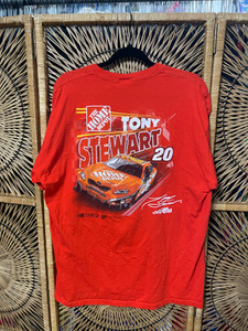 Y2K 2000 NASCAR Tony Stewart Home Depot Orange T-Shirt Size XL Y2K 2000 NASCAR Tony Stewart Home Depot Orange T-Shirt Size XL