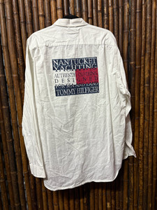 Vintage Tommy Hilfiger Nantucket Yachting Long Sleeve Button Down Shirt Size XLarge Vintage Tommy Hilfiger Nantucket Yachting Long Sleeve Button Down Shirt Size XLarge