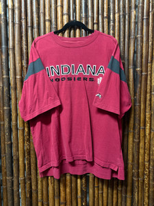Y2K Indiana University IU Hoosiers Pro Player Red T-Shirt Size XL Y2K Indiana University IU Hoosiers Pro Player Red T-Shirt Size XL