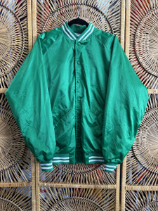 Vtg Green Cardinal Satin Jacket Size Large Vtg Green Cardinal Satin Jacket Size Large