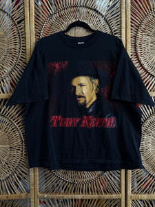 Vtg 2001 Toby Keith Country Band Concert Black Tour Tee T-Shirt Size 2XL Vtg 2001 Toby Keith Country Band Concert Black Tour Tee T-Shirt Size 2XL