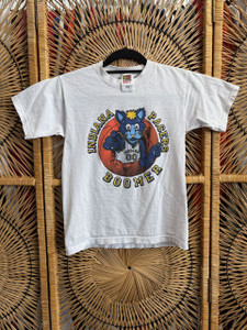 Y2K Indiana Pacers NBA Basketball Boomer Graphic White T-Shirt Size Baby Tee Youth 10/12 Y2K Indiana Pacers NBA Basketball Boomer Graphic White T-Shirt Size Baby Tee Youth 10/12