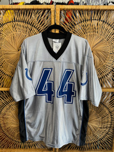 NFL Team Indianapolis Colts Dallas Clark #44 Alternate Silver Jersey Size Large NFL Team Indianapolis Colts Dallas Clark #44 Alternate Silver Jersey Size Large