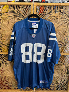 90s Reebok NFL Indianapolis Colts Marvin Harrison #88 Blue Jersey Size XL 90s Reebok NFL Indianapolis Colts Marvin Harrison #88 Blue Jersey Size XL