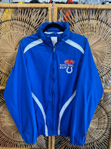 Y2K 2010 NFL Super Bowl XLIV Full Zip Windbreaker Size Large Y2K 2010 NFL Super Bowl XLIV Full Zip Windbreaker Size Large