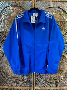 DS Adidas Blue Windbreaker Jacket Size Large DS Adidas Blue Windbreaker Jacket Size Large