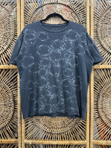 Y2K All Saints Skeleton Circles Black Faded Graphic T-Shirt Size XL Y2K All Saints Skeleton Circles Black Faded Graphic T-Shirt Size XL