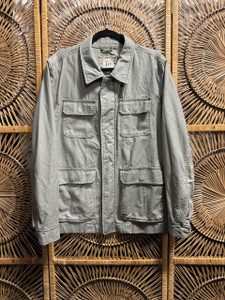 Y2K GAP Quad Pocket Taupe Chore Jacket Size Medium