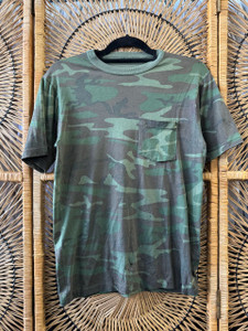 Vintage 80s 90s Camo Camouflage T-Shirt Size Medium