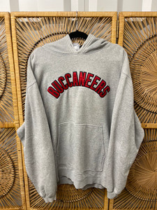 Y2K Reebok Tampa Bay Buccaneers NFL Gray Hoodie Sweatshirt Size XXL Y2K Reebok Tampa Bay Buccaneers NFL Gray Hoodie Sweatshirt Size XXL