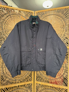 Vintage 90s Carhartt J71MLL Black Workshield Puffer Coat Size XL