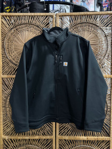 Carhartt Black Crowley Softshell Work Jacket Size 2XL XXL