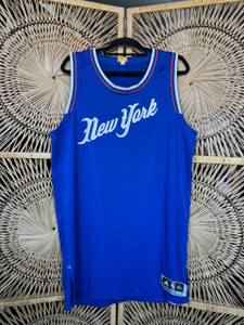 Adidas NBA New York Knicks Blue Jersey Size XXL