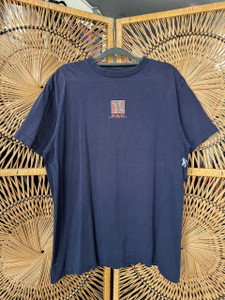 Y2K Hurley Surfing Beach Navy Blue T-Shirt Size XL