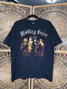 Vtg Y2K 2006 Motley Crue Route Of All Evil Tour Band Black T-Shirt Size Large