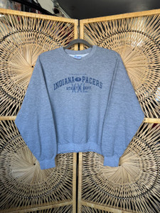 Y2K Property Of Indiana Pacers Athletic Dept. Grey Crewneck Sweatshirt Size Small