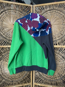 Vintage Y2K Vurt Multicolored Hoodie Sweatshirt Size Large