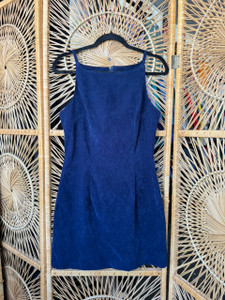 Vintage 90s XOXO Navy Blue Dress Women's Size 11