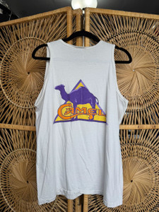Vintage 90s 1995 Camel Cigarettes White Tank Top Size X-Large XL
