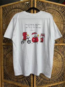 Vintage Y2K Indiana University IU Hoosiers Little 5 South Park Parody White T-Shirt Size X-Large XL