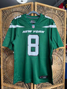 NWT Nike NFL NY Jets Aaron Rodgers #8 Green Football Jersey Size Medium