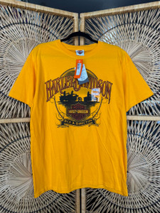 DS 2013 Harley Davidson Fort Myers, Florida Yellow T-Shirt Size Large