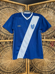 Vintage 90s Y2K Umbro Guatemala Blue Futbol Jersey Size Medium