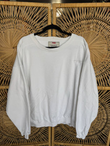 Vintage Levi Strauss White Crewneck Sweatshirt Size Large
