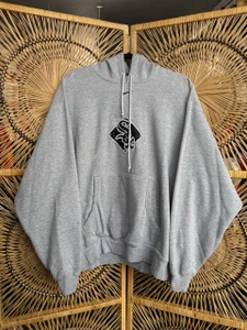 Vintage Nike Team MLB Chicago White Sox Grey Hooded Sweatshirt Size XL