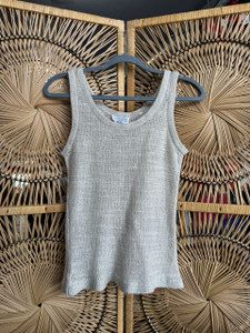 Vintage 70s 80s Sears Woven Knit Tank Size 34