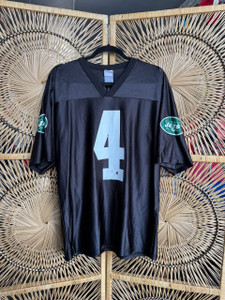 Vintage NFL NY Jets Brett Favre #4 Black Football Jersey Size Medium