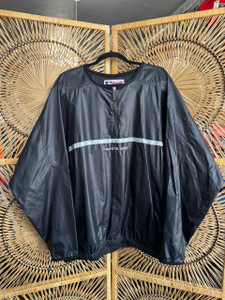 Vintage Majestic Chicago White Sox MLB Black Quarter Zip Windbreaker Size Large