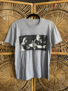 Vintage 80s 1987 John Cougar Mellencamp The Lonesome Jubilee Tour Gray T-Shirt Size Large